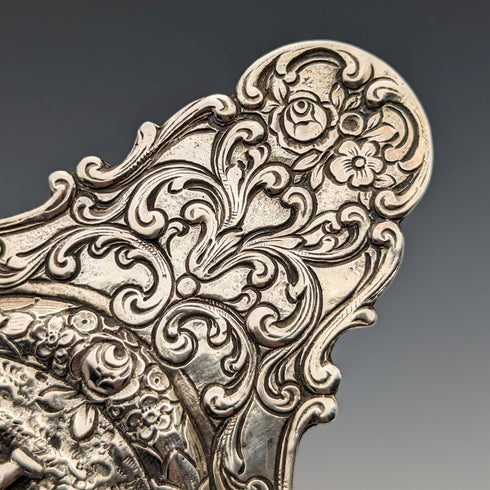 1900 年左右德國古董歐式銀質蛋糕盤 100 克